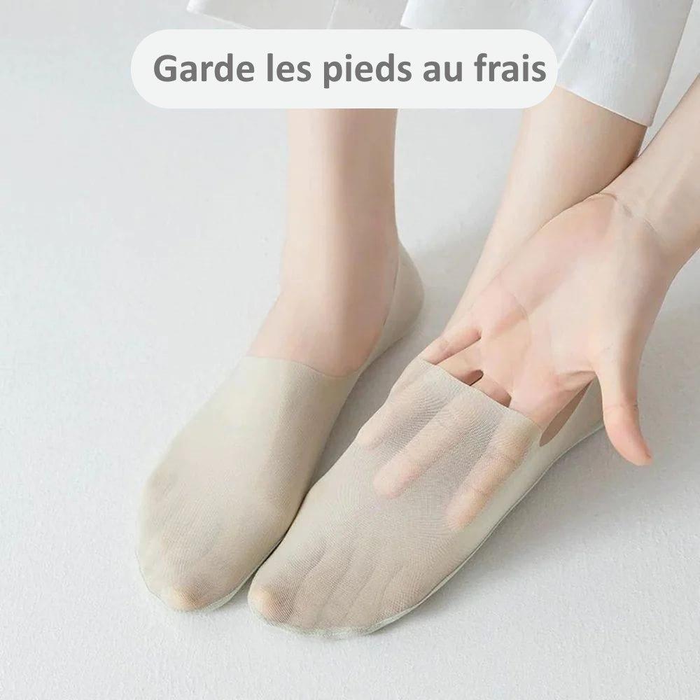 FrostSilk™ - chaussettes en soie femme - confort respirant ultime