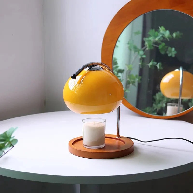 ScentGlow - Lampe à thé élégante - Ambiance chaleureuse - Verre raffiné