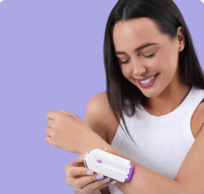 SmoothBeam™ - Épilation Laser Sans Douleur à Domicile pour Corps, Visage et Bikini