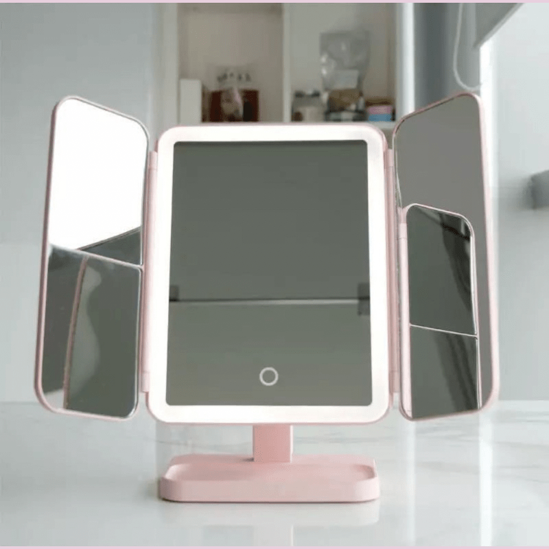 Miroir trifonctionnel - Eclairage LED 3 couleurs - Elégance et précision