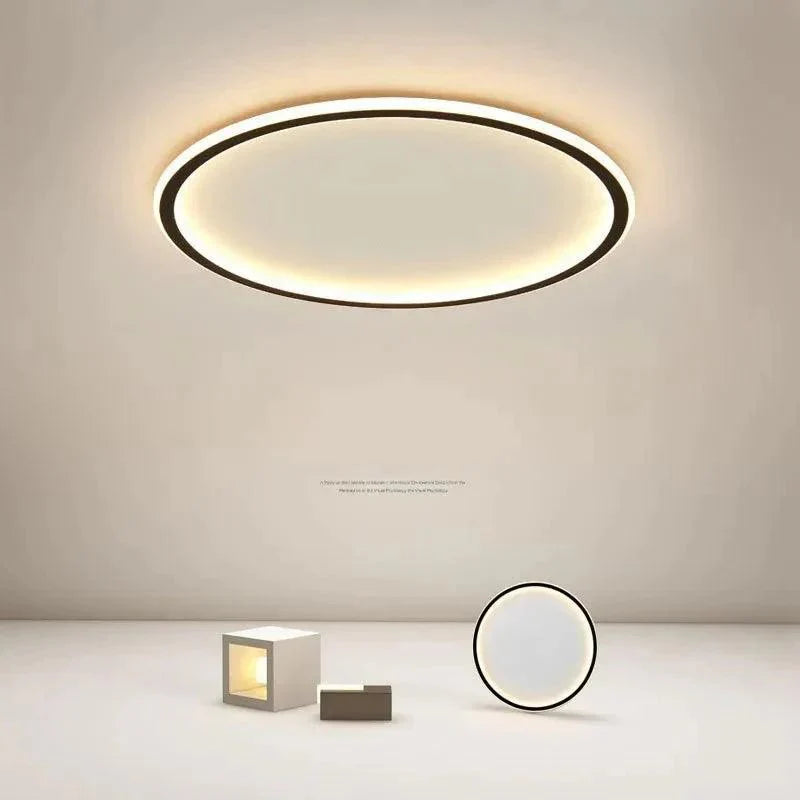 AuraRing - Plafonnier moderne - Design minimaliste - Eclairer avec élégance