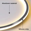 AuraRing - Plafonnier moderne - Design minimaliste - Eclairer avec élégance