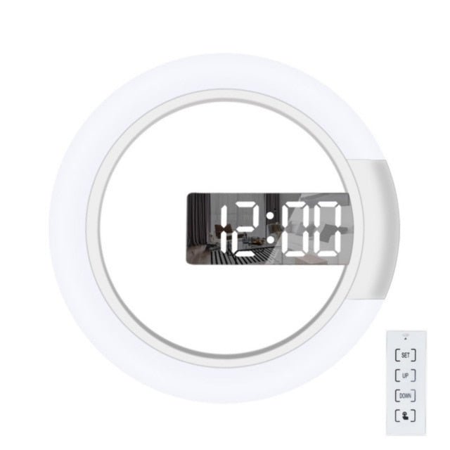 Elégant anneau lumineux LED - Watch Digital Modern