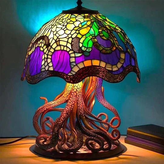 RainGlow - Élégante lampe en verre - Ambiance apaisante - Artisanat unique
